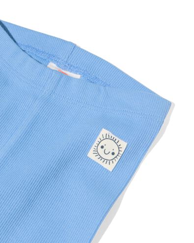 leggings c&ocirc;tel&eacute;s b&eacute;b&eacute; - lot de 2 bleu bleu - 33065970BLUE - HEMA