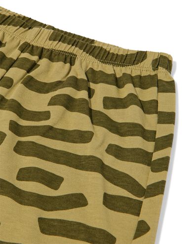 pyjacourt enfant tigre vert clair vert clair - 23001260LIGHTGREEN - HEMA