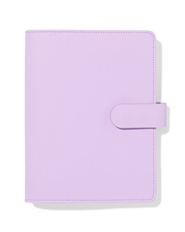 carnet rechargeable A5 lign&eacute; lilas - 14170092 - HEMA