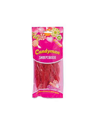 snoep veters met aardbeismaak 90gram - 10223016 - HEMA