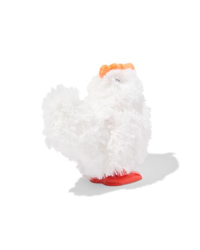 speelknuffeltje opwindbaar kip 13x10.5x5.5cm - 15130455 - HEMA