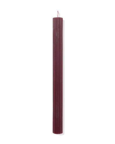 huishoudkaars &Oslash;2.2x24cm reli&euml;f aubergine - 13504082 - HEMA