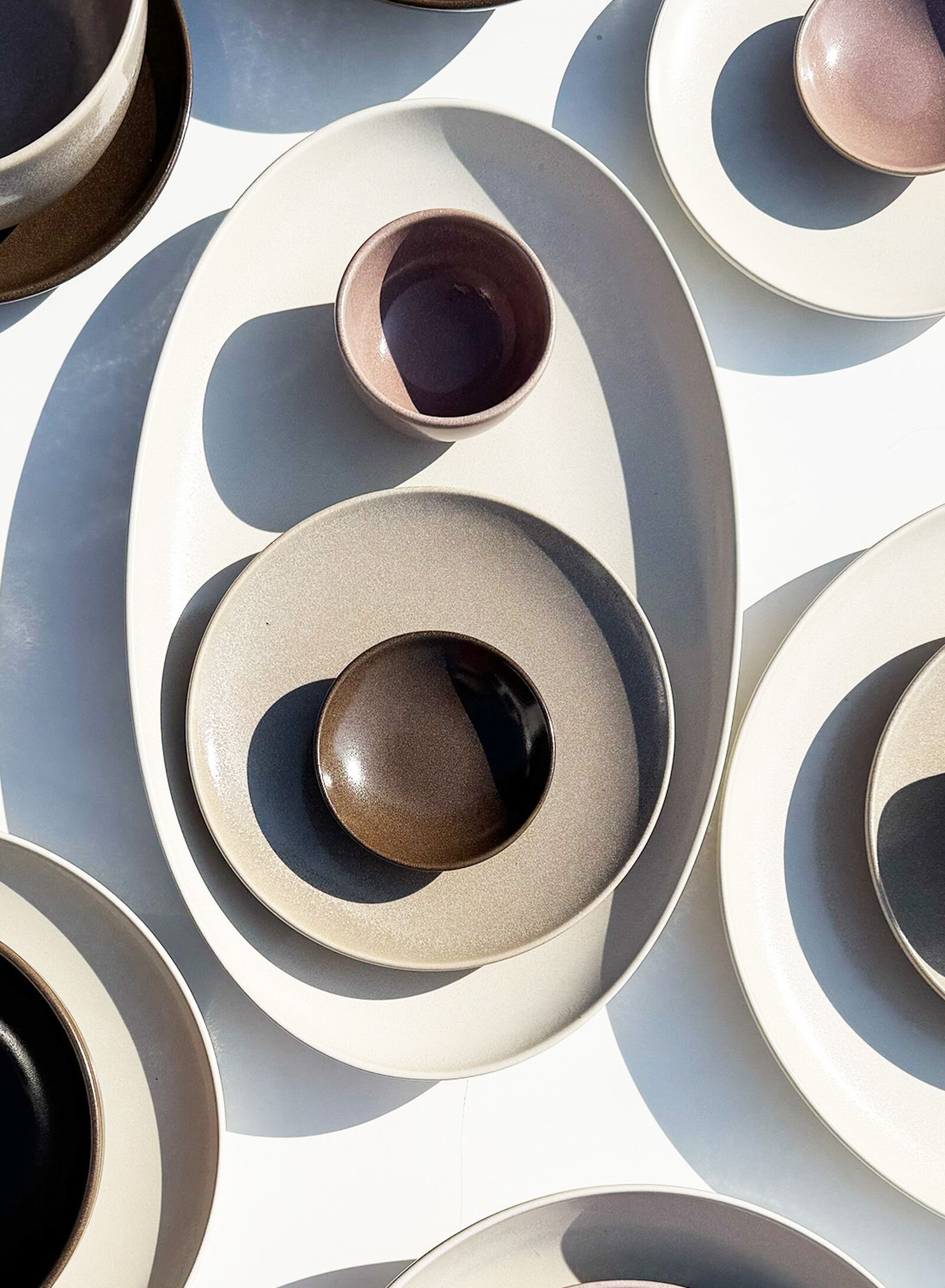 bol bas &Oslash;15cm Puur gla&ccedil;ure r&eacute;active taupe - 9650135 - HEMA