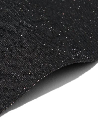 kinder panty 90deniers glitters zwart zwart - 4380170BLACK - HEMA