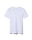 t-shirt homme slim fit col en v profond blanc XL - 34292744 - HEMA
