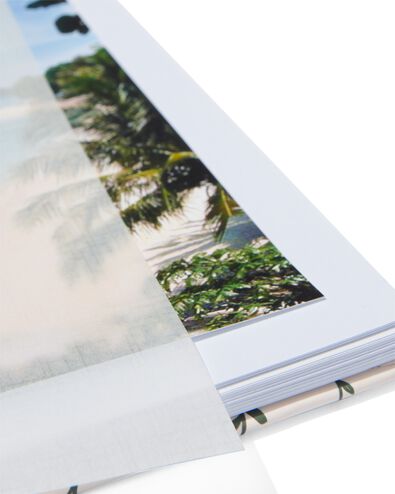 fotoboek plakboek met spiraal 32.5x23 bloemen - 14650220 - HEMA