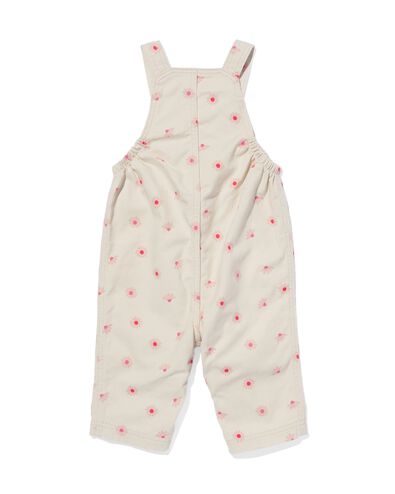 baby tuinbroek denim ecru ecru - 33041650ECRU - HEMA