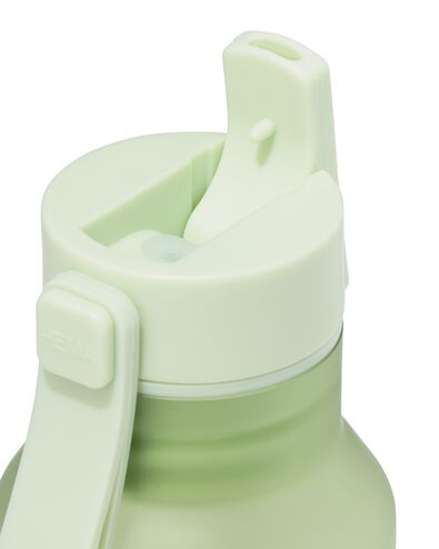 Wasserflasche mit Trinkhalm, 430 ml, gr&uuml;n - 80650230 - HEMA
