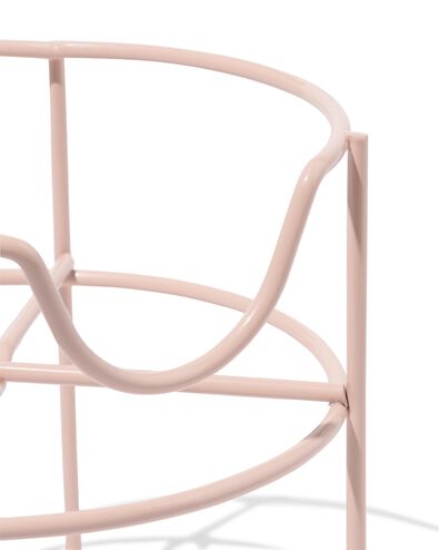 support fontaine &agrave; boisson 16,5x16,5x16cm m&eacute;tal rose - 41800211 - HEMA
