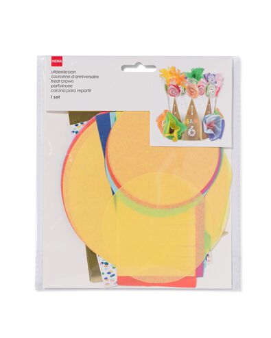 Bastelset Krone, Pappe - 14200478 - HEMA