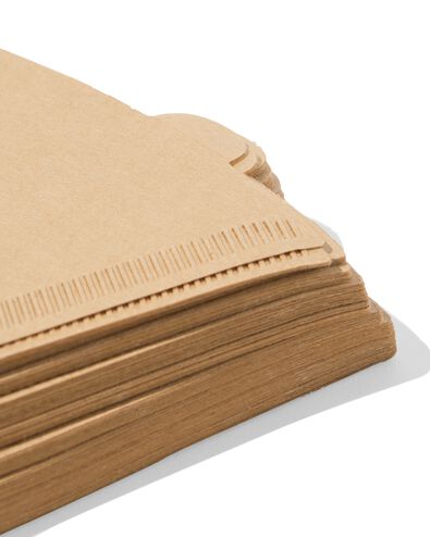 Kaffeefiltert&uuml;ten Nr.1 ungebleichtes Papier &ndash; 80 St&uuml;ck - 20500280 - HEMA