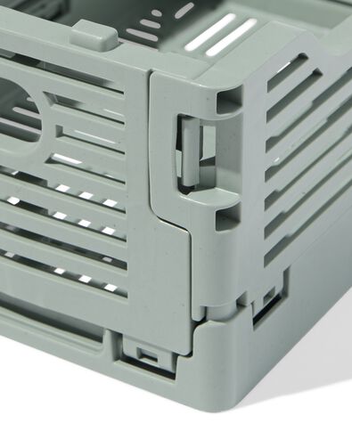 Klappbox zum Beschriften, recycelt, XS, Mintgr&uuml;n mintgr&uuml;n XS  13 x 18 x 8 - 39821199 - HEMA