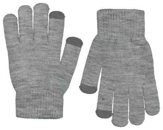 2 paires de gants enfant avec paillettes pour écran tactile noir 98/116 - 16700361 - HEMA