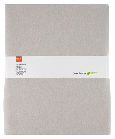 nappe coton 140x240 gris avec paillettes - 5300126 - HEMA