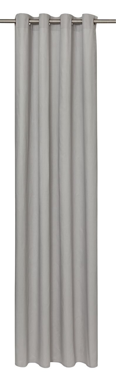 rideau pr&ecirc;t-&agrave;-poser avec anneaux gris - 7632118 - HEMA