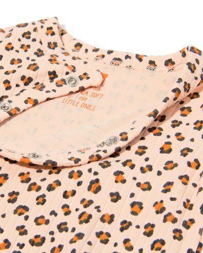 barboteuse &eacute;volutive nouveau-n&eacute; LENZING&trade; ECOVERO&trade; (viscose) c&ocirc;tel&eacute;e animaux saumon saumon - 33445520SALMONPINK - HEMA