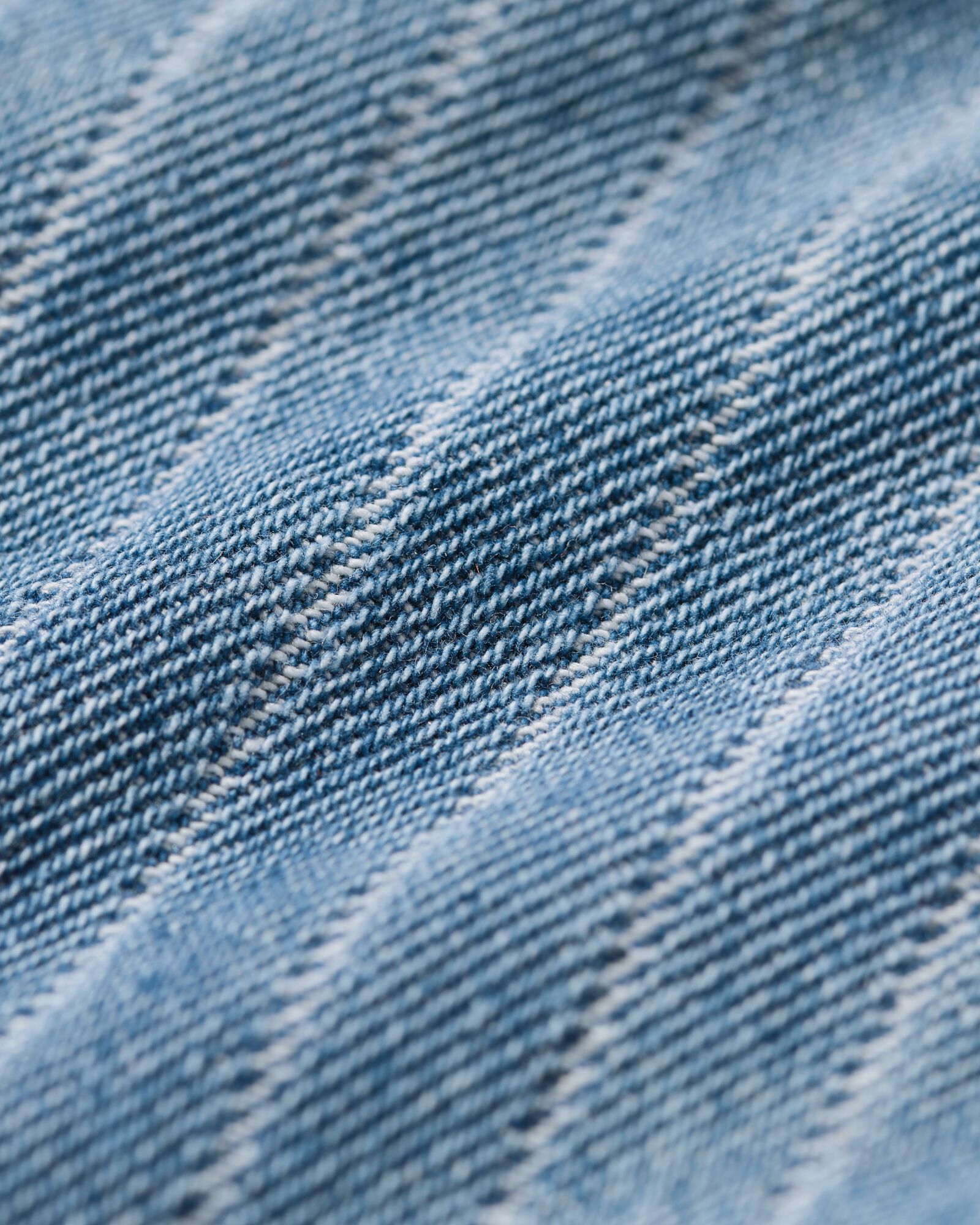 Baby-Latzhose, gestreift jeansfarben jeansfarben - 33186870DENIM - HEMA