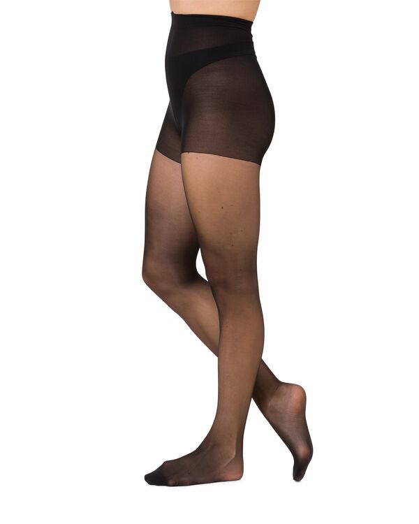 panty ladder resist - anti-ladder 20 denier zwart zwart - 1000021484 - HEMA