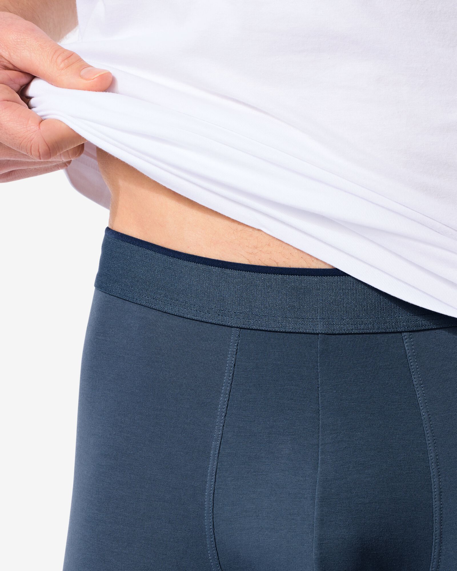 herenboxers comfort perfect - 2 stuks donkerblauw donkerblauw - 19190380DARKBLUE - HEMA