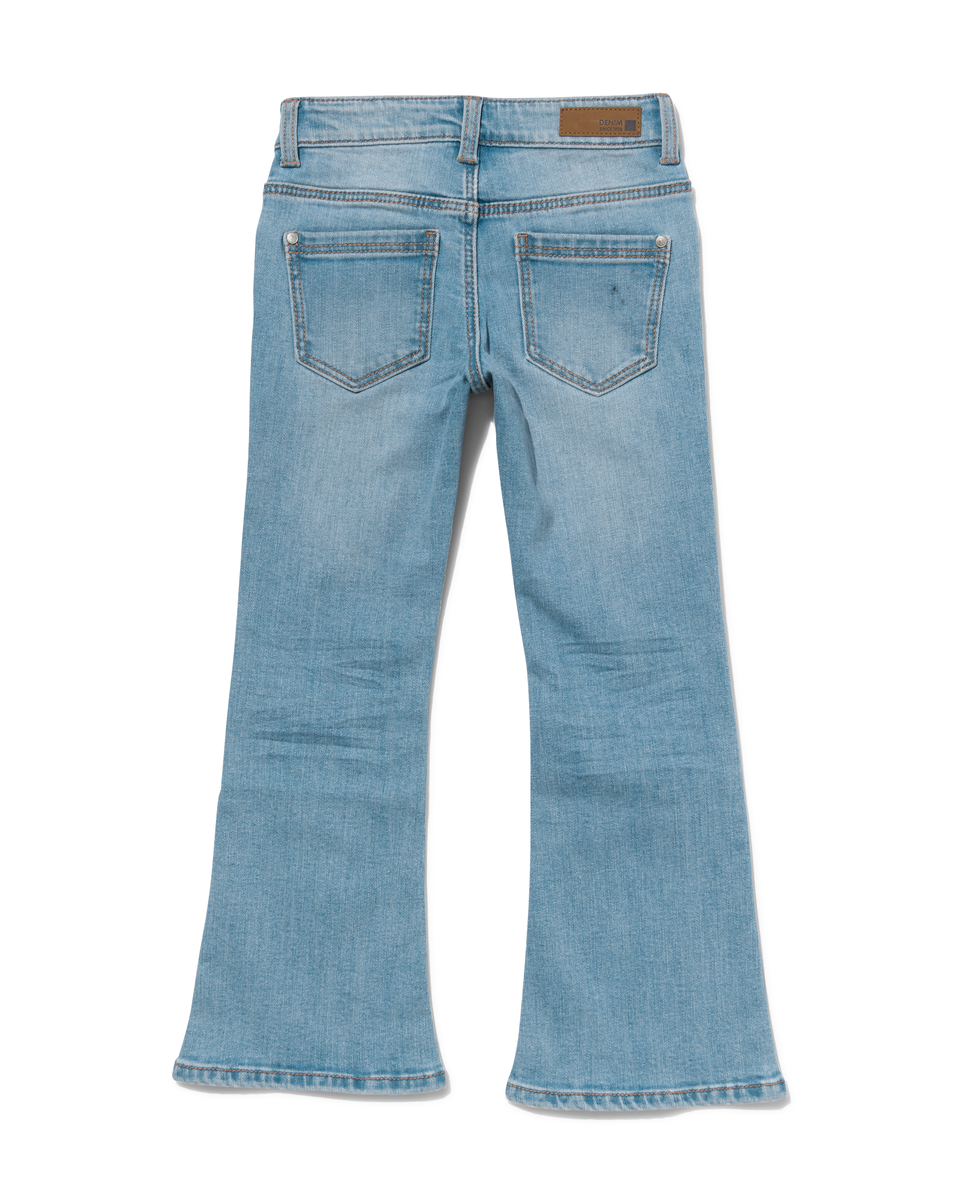 Kinder-Jeans, ausgestelltes Bein hellblau hellblau - 1000029676 - HEMA