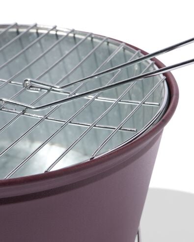 vuurkorf 30x40cm metaal paars - 41800265 - HEMA