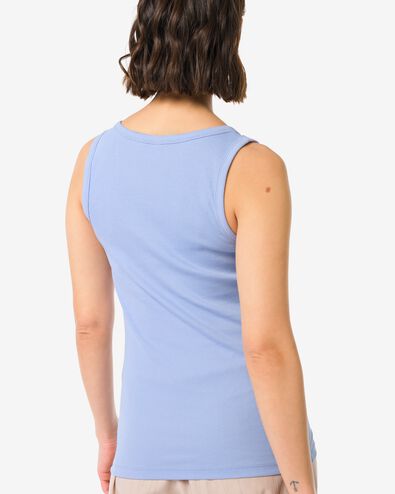 d&eacute;bardeur femme Anouk c&ocirc;tel&eacute; bleu - 36340085BLUE - HEMA