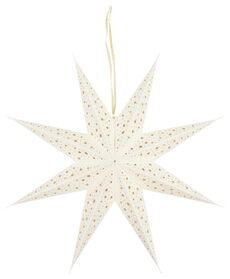 étoile de noël éclairage LED 68 cm blanc - 25580016 - HEMA