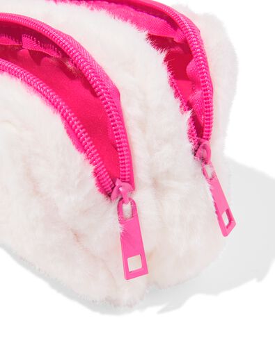 trousse &agrave; double fermeture &eacute;clair fluffy - 14450130 - HEMA