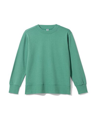 Lounge-Sweatshirt f&uuml;r Damen dunkelgr&uuml;n - 23423530DARKGREEN - HEMA