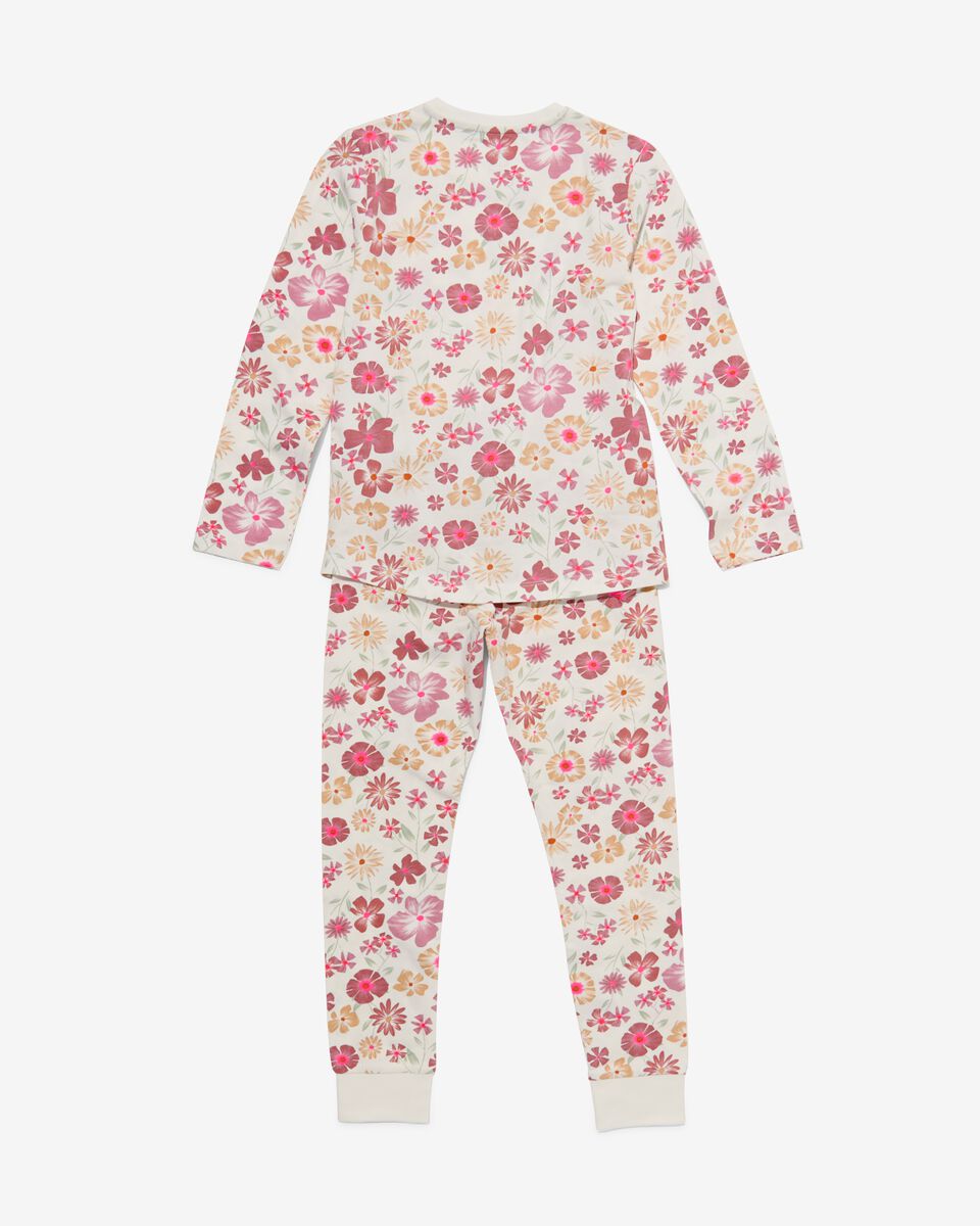 pyjama enfant fleurs blanc cassé blanc cassé - 1000030171 - HEMA