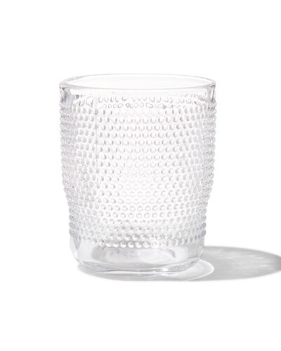 verre à eau Bergen boules relief 270ml - 9402009 - HEMA