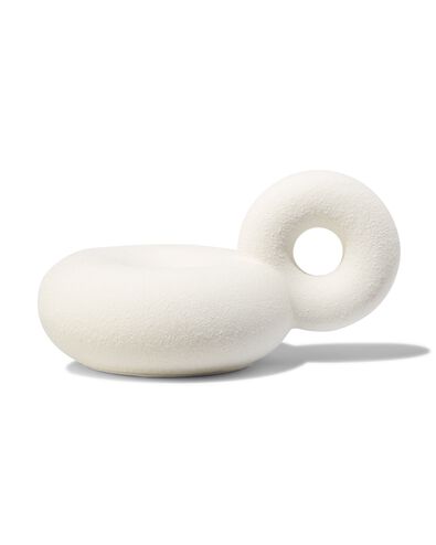 Kerzenhalter Donut mit Henkel wei&szlig; - 13324021 - HEMA