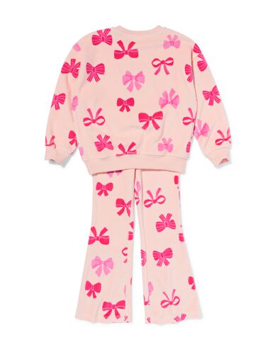 Kinderbekleidungsset Pullover und Leggings mit Schleifen rosa rosa - 30835806PINK - HEMA