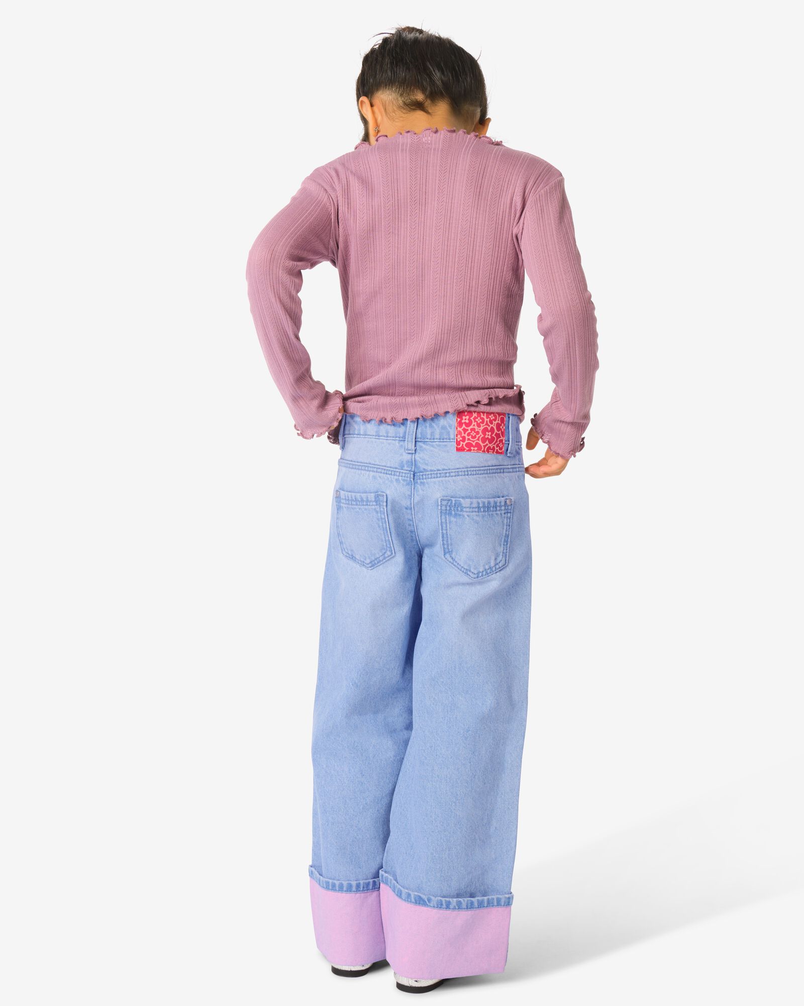 Kinderhose mit gerader Passform violett - 30835616PURPLE - HEMA