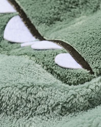 kinderpyjama fleece dino donkergroen donkergroen - 23001650DARKGREEN - HEMA