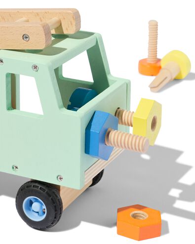 Holzbauwagen 22-teilig - 15100571 - HEMA