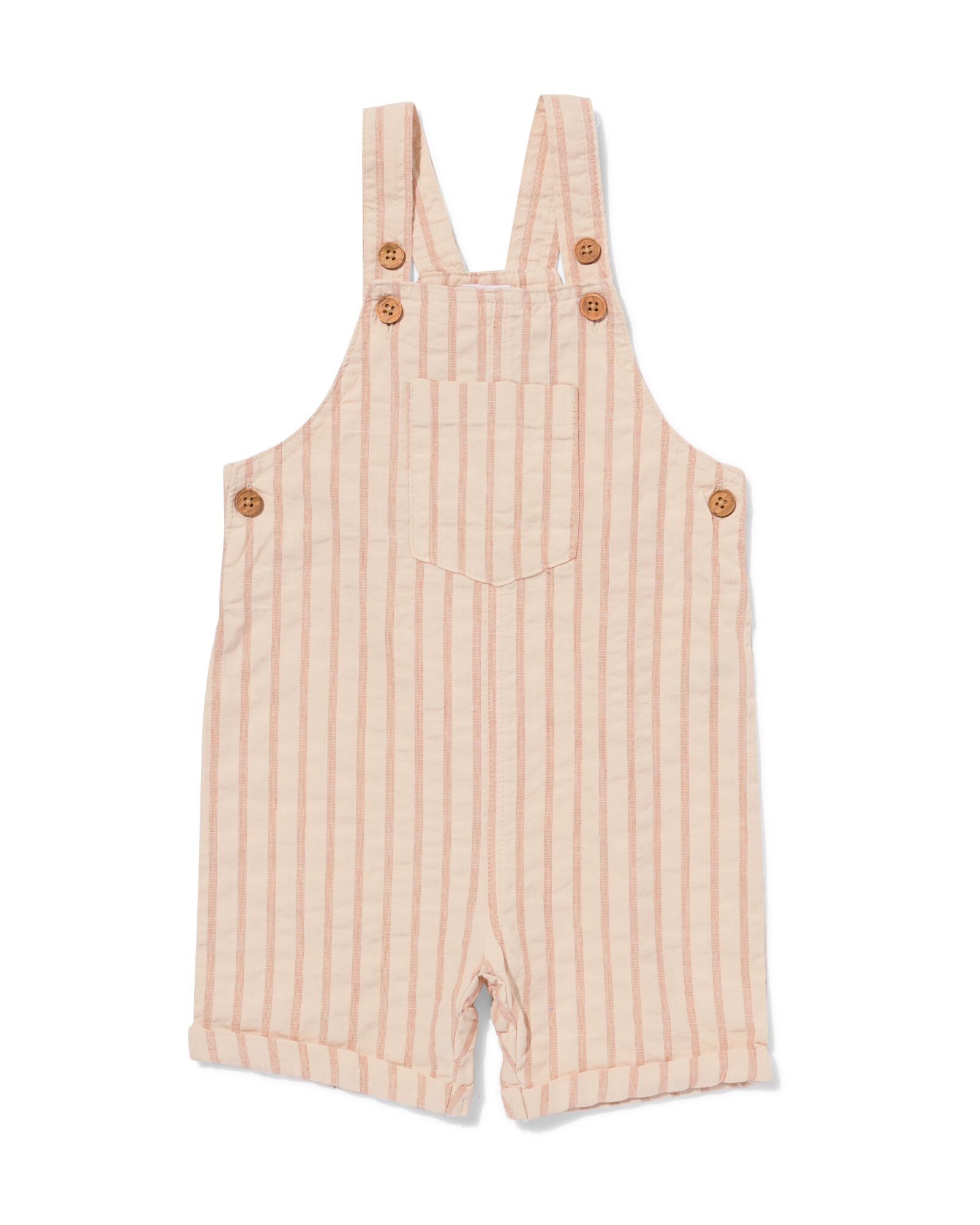 Baby-Latzhose mit Streifen braun - 33137370BROWN - HEMA