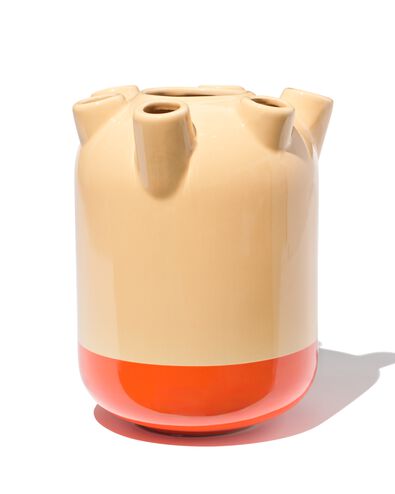 vase tulipe &Oslash;18,5 x 22 cm p&ecirc;che - 13324165 - HEMA