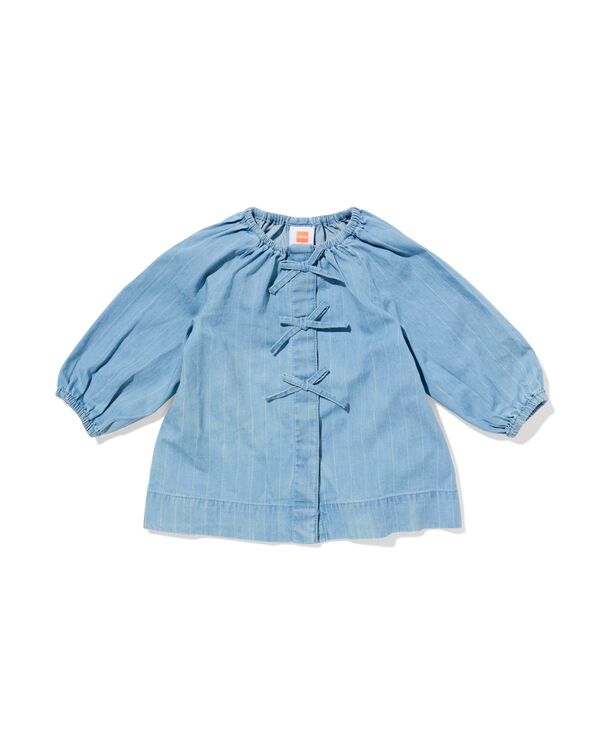 robe b&eacute;b&eacute; rayures denim denim - 33073170DENIM - HEMA