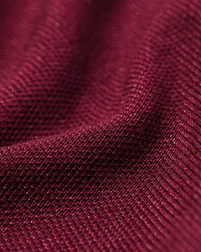 herenoverhemd Billy jersey donkerrood donkerrood - 2101760DARKRED - HEMA
