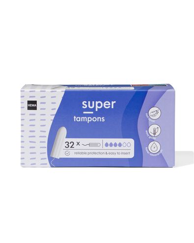 32 tampons super - 11522311 - HEMA