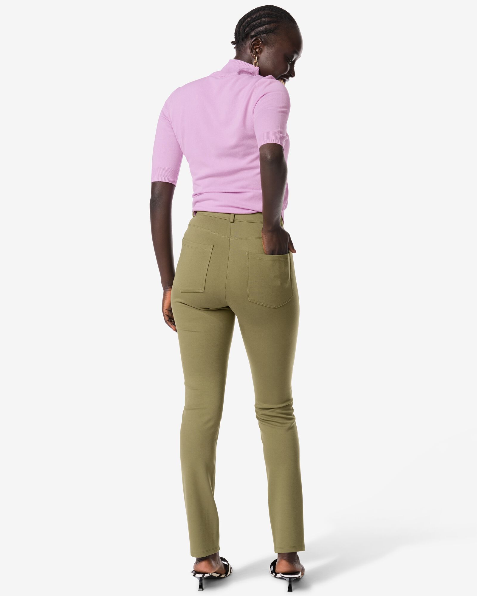 Damenhose Wendel, Jersey  olivgr&uuml;n olivgr&uuml;n - 36302930OLIVE - HEMA