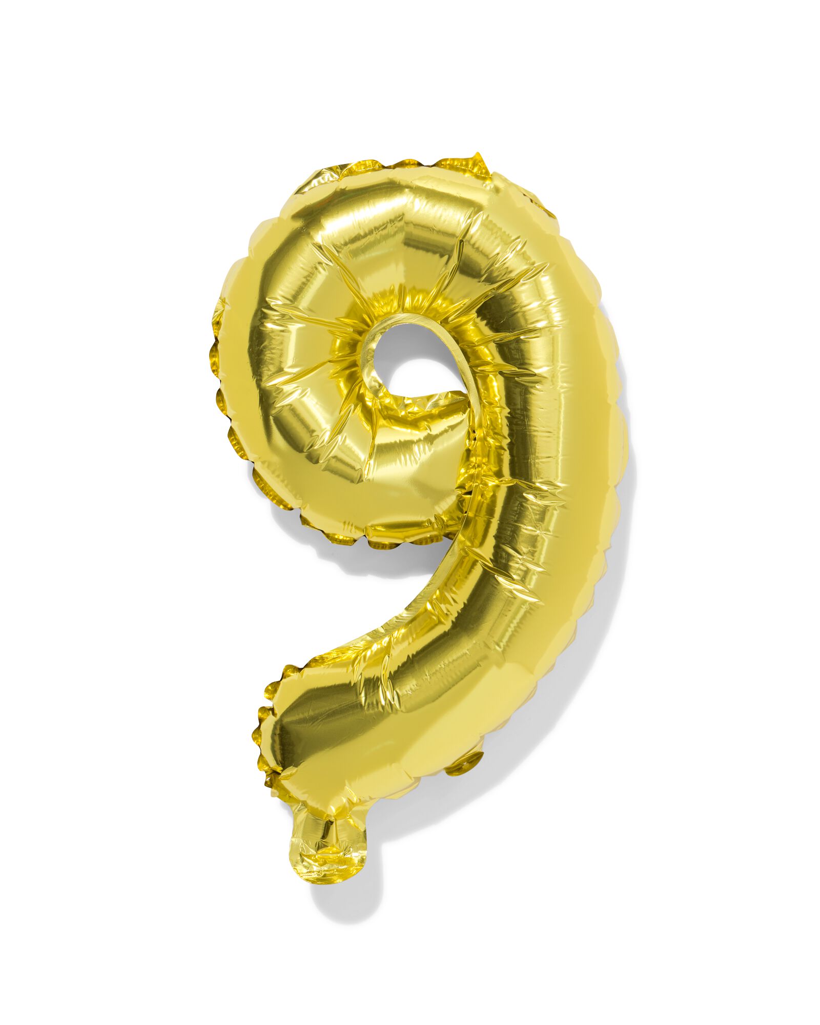 ballon aluminium chiffre 9 30cm dor&eacute; - 14260030 - HEMA