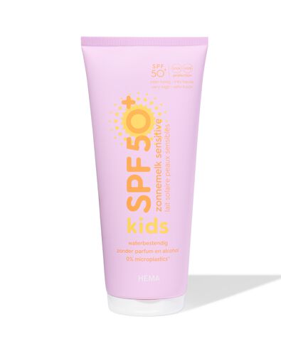 cr&egrave;me solaire b&eacute;b&eacute;s et enfants peau sensible SPF50+ 200 ml - 11630019 - HEMA