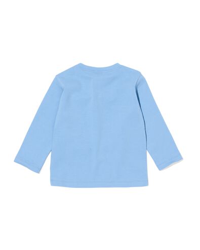baby T-shirt jersey blauw blauw - 33100180BLUE - HEMA