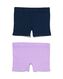 2er-Pack Kinder-Boxershorts violett violett - 1000030151 - HEMA