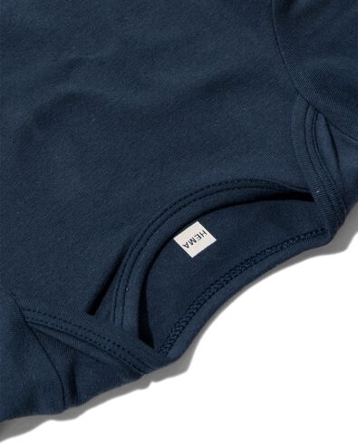 body coton biologique stretch bleu fonc&eacute; - 1000012122 - HEMA