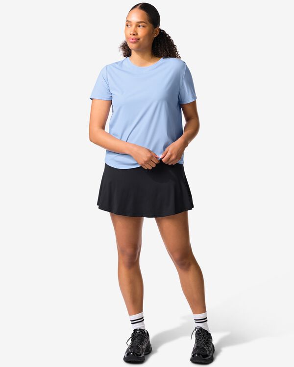 sportrokje met binnenbroekje zwart zwart - 36020127BLACK - HEMA