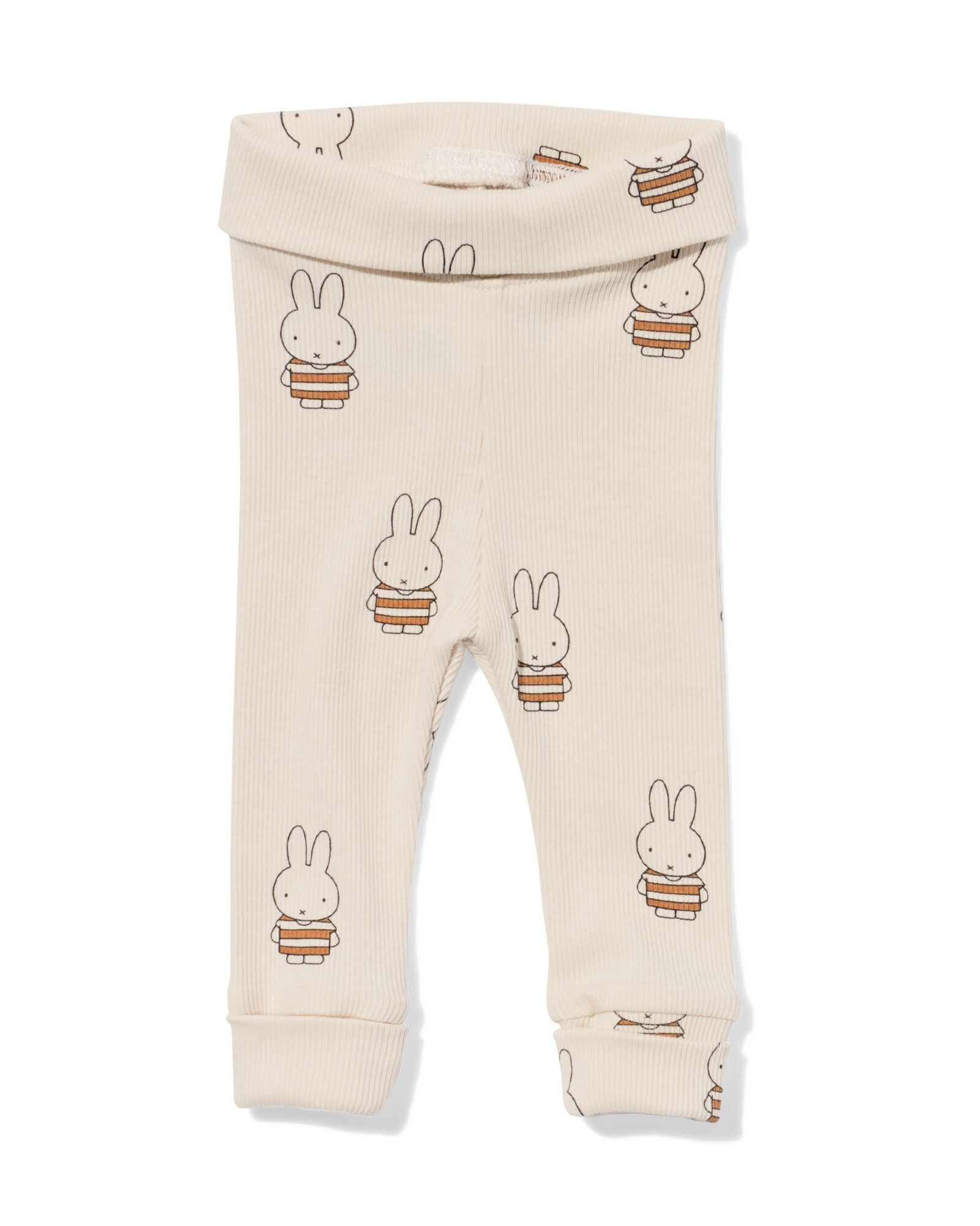 nijntje newborn legging rib ecru ecru - 33437220ECRU - HEMA