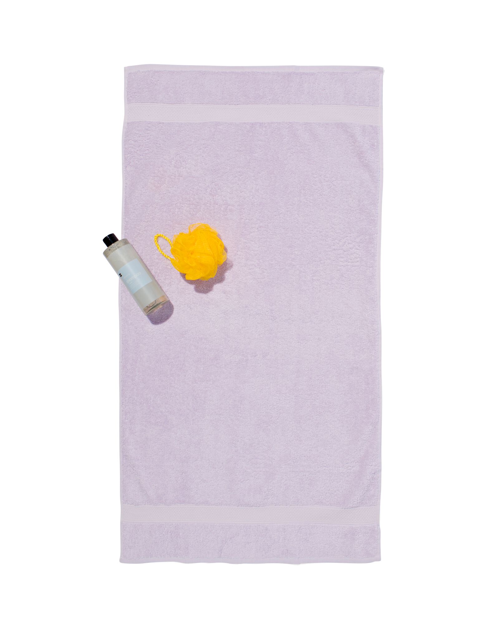 handdoeken - zware kwaliteit lila handdoek 60 x 110 - 5284603 - HEMA